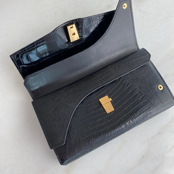 Alexander Wang Croc embossed clutch - Picture 3 of 5